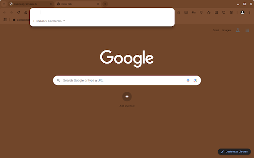 Brown Crown (Theme by I am Programmer)  from Chrome web store to be run with OffiDocs Chromium online