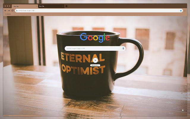 Brown mug  from Chrome web store to be run with OffiDocs Chromium online