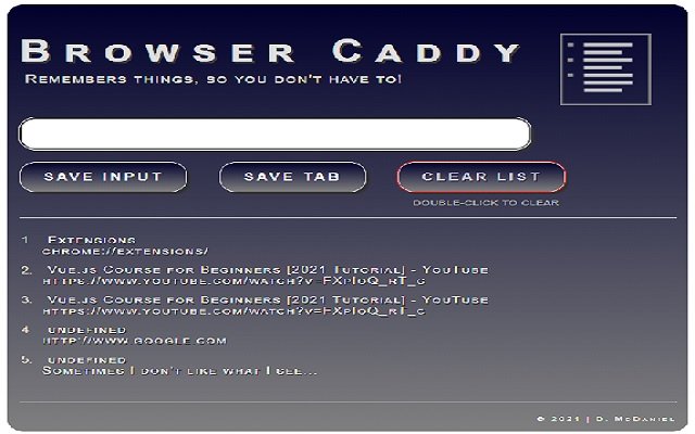 Browser Caddy mula sa Chrome web store na tatakbo sa OffiDocs Chromium online