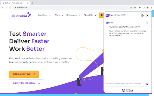 Browser Copilot  from Chrome web store to be run with OffiDocs Chromium online