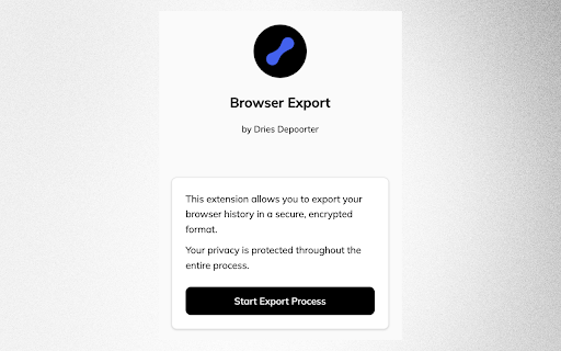 Browser History Export  from Chrome web store to be run with OffiDocs Chromium online