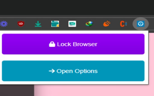 Browser Lock  from Chrome web store to be run with OffiDocs Chromium online