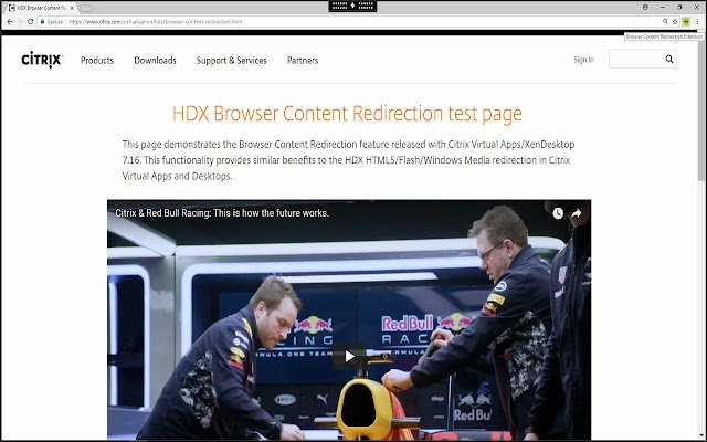 Browser Redirection Extension  from Chrome web store to be run with OffiDocs Chromium online