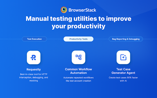 BrowserStack Testing Toolkit: 10+ Essential Manual Testing Tools  from Chrome web store to be run with OffiDocs Chromium online