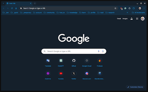 Browser Theme for Programmer Blue  from Chrome web store to be run with OffiDocs Chromium online