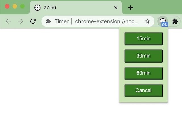 Chrome web mağazasından Tarayıcı Zamanlayıcısı OffiDocs Chromium çevrimiçi ile çalıştırılacak