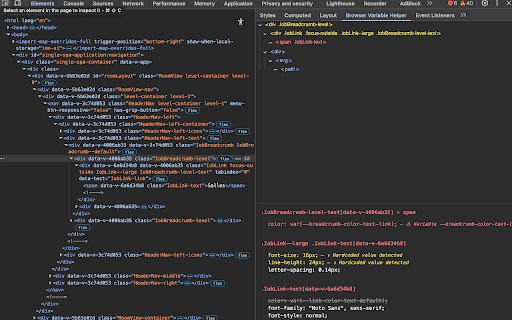 Browser Variable Helper  from Chrome web store to be run with OffiDocs Chromium online