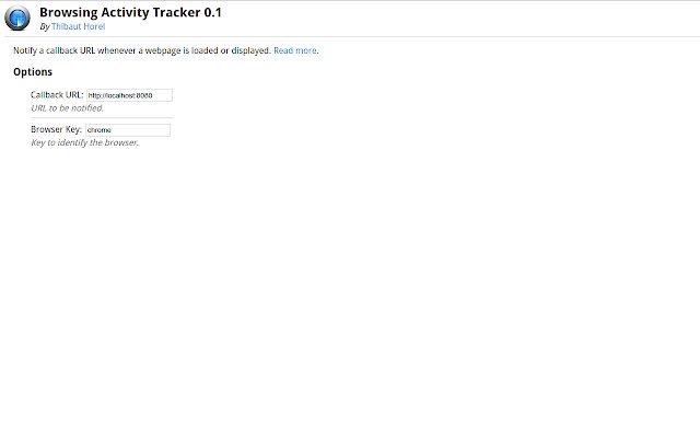 Browsing Activity Tracker  from Chrome web store to be run with OffiDocs Chromium online