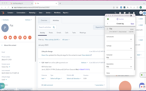 BT Cloud Work for HubSpot  from Chrome web store to be run with OffiDocs Chromium online