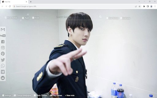 BTS JungKook Wallpaper  from Chrome web store to be run with OffiDocs Chromium online