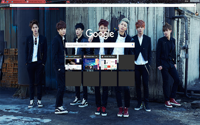 BTS lanzará su *Red Bullet* THEME K POP de la tienda web de Chrome para ejecutarse con OffiDocs Chromium en línea