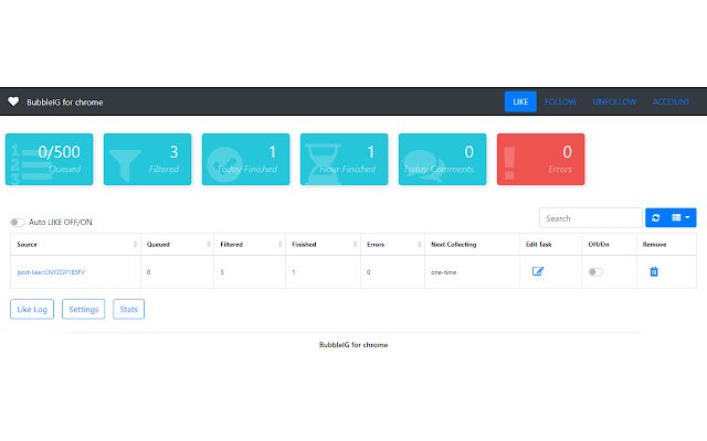 BubbleIG Assistant for Instagram  from Chrome web store to be run with OffiDocs Chromium online