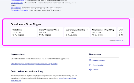Bubble Marketplace Enhancer  from Chrome web store to be run with OffiDocs Chromium online