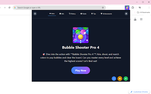 Bubble Shooter Pro 4  from Chrome web store to be run with OffiDocs Chromium online
