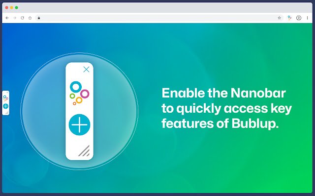 Chrome वेब स्टोर से Bublup को OffiDocs क्रोमियम ऑनलाइन के साथ चलाया जाएगा