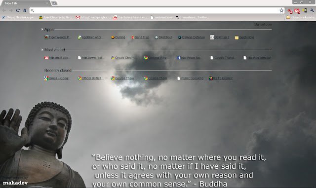 Buddha  from Chrome web store to be run with OffiDocs Chromium online