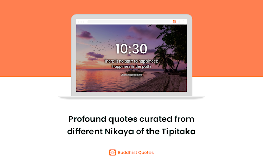 Buddhist Quotes (Pali Canon)  from Chrome web store to be run with OffiDocs Chromium online