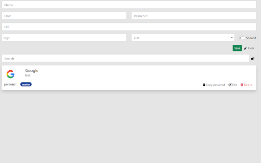 BuddyPassword  from Chrome web store to be run with OffiDocs Chromium online