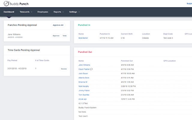Buddy Punch  from Chrome web store to be run with OffiDocs Chromium online
