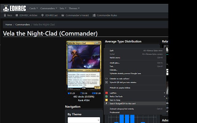 BudgetEDH  from Chrome web store to be run with OffiDocs Chromium online