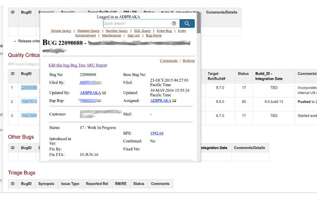 BugPopper  from Chrome web store to be run with OffiDocs Chromium online