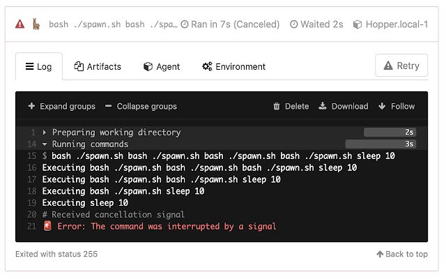 Buildkite Retry Bot dari kedai web Chrome untuk dijalankan dengan OffiDocs Chromium dalam talian