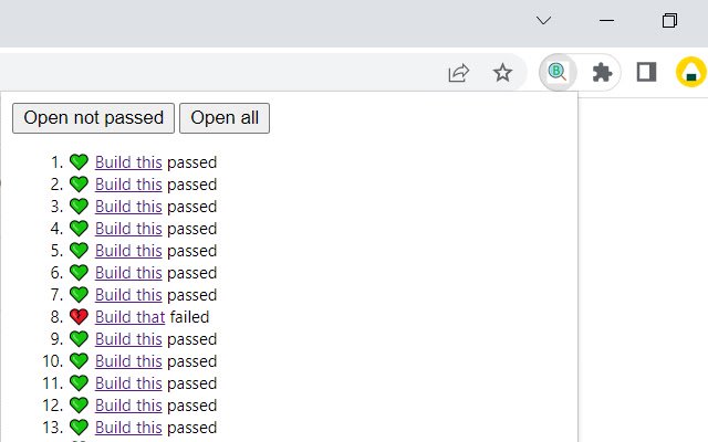 Buildkite Triggered Build Inspector from Chrome web store to be run with OffiDocs Chromium online Buildkite Triggered Build Inspector from Chrome web store to be run with OffiDocs Chromium online