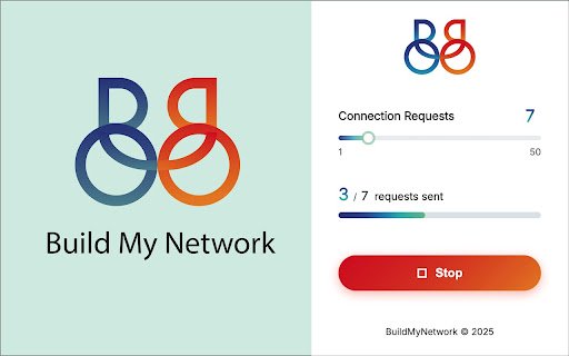 BuildMyNetwork LinkedIn  from Chrome web store to be run with OffiDocs Chromium online