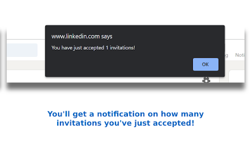 BulkedIn Accept LinkedIn Invites in Bulk! from Chrome web store to be run with OffiDocs Chromium online BulkedIn Accept LinkedIn Invites in Bulk! from Chrome web store to be run with OffiDocs Chromium online