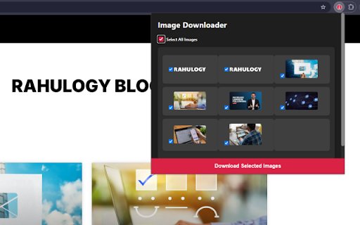 Bulk Image Downloader ImageXtract  from Chrome web store to be run with OffiDocs Chromium online