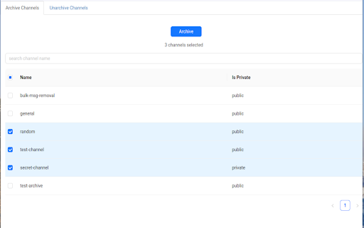 Bulk Slack Channel Archival  from Chrome web store to be run with OffiDocs Chromium online