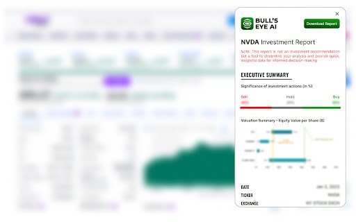 Bull`s Eye AI  from Chrome web store to be run with OffiDocs Chromium online