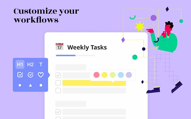 Bullet Journal Notes, Lists, Weekly Planner  from Chrome web store to be run with OffiDocs Chromium online