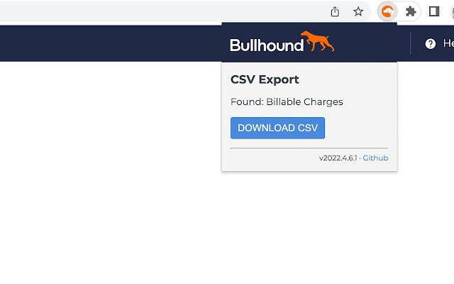 Bullhound  from Chrome web store to be run with OffiDocs Chromium online