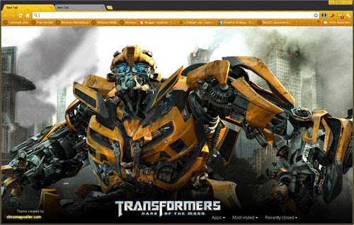Bumblebee Transformers  from Chrome web store to be run with OffiDocs Chromium online
