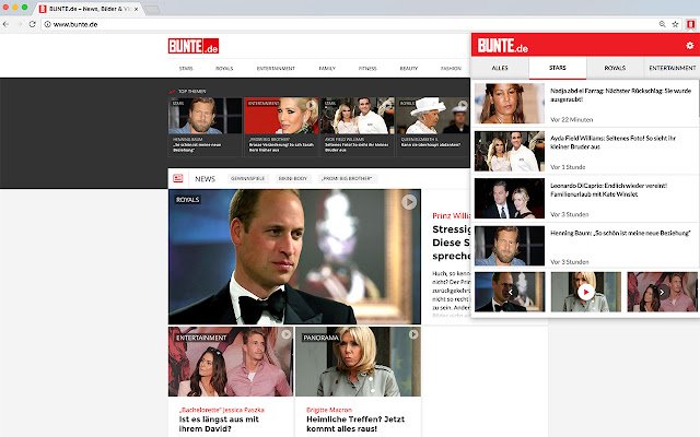 BUNTE.de Știrile din magazinul web Chrome vor fi rulate cu OffiDocs Chromium online