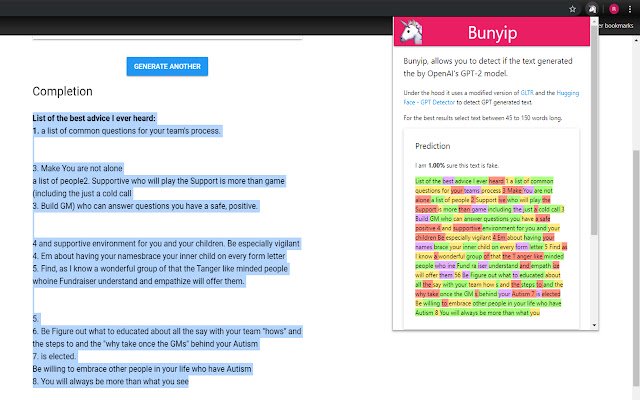 Bunyip Detect all the Glitter in the Wild.  from Chrome web store to be run with OffiDocs Chromium online