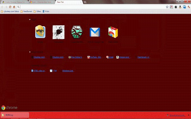 Burn  from Chrome web store to be run with OffiDocs Chromium online