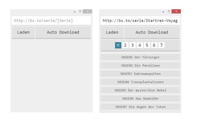 Burning Series Downloader  from Chrome web store to be run with OffiDocs Chromium online