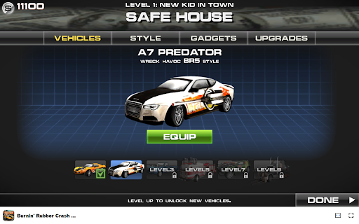Burnin Rubber Crash n Burn Game Simulation  Action  from Chrome web store to be run with OffiDocs Chromium online