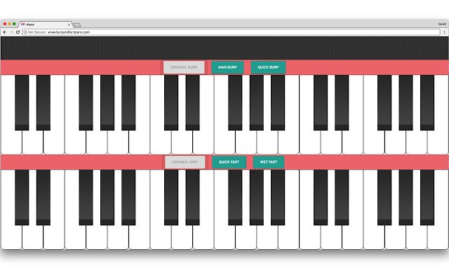 Burp and Fart Piano  from Chrome web store to be run with OffiDocs Chromium online