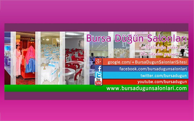 Bursa Düğün Salonları BursaDugunSalonlari.com  from Chrome web store to be run with OffiDocs Chromium online