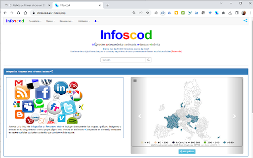 Buscar datos en Infoscod  from Chrome web store to be run with OffiDocs Chromium online