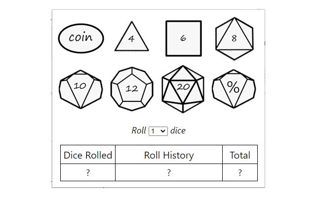 BusicMusic Dice Roller  from Chrome web store to be run with OffiDocs Chromium online