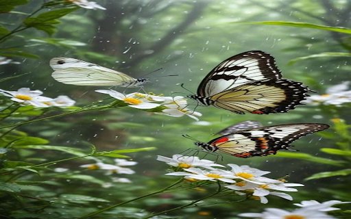 Butterflies in the forest Wallpaper  from Chrome web store to be run with OffiDocs Chromium online