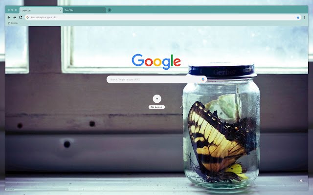 Papillon dans le pot de la boutique en ligne Chrome à exécuter avec OffiDocs Chromium en ligne