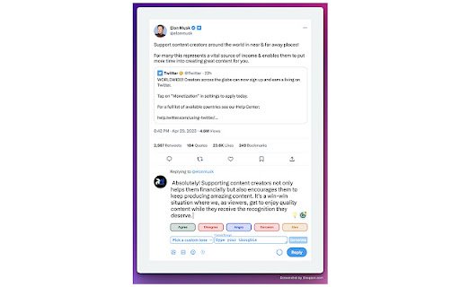 Bux AI  from Chrome web store to be run with OffiDocs Chromium online