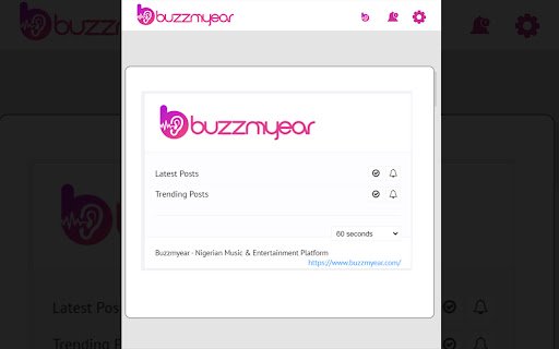 Buzzmyear  from Chrome web store to be run with OffiDocs Chromium online