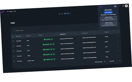 ByMeeet AI AI Meeting Assistant  from Chrome web store to be run with OffiDocs Chromium online
