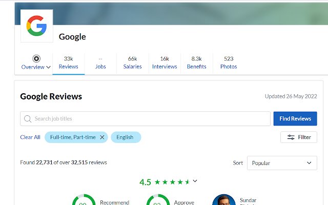 برای اجرای آنلاین با OffiDocs Chromium، دیوار Glassdoor را از فروشگاه وب Chrome دور بزنید